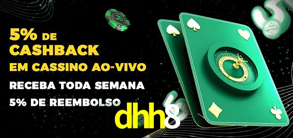 Promoções do cassino ao Vivo dhh8